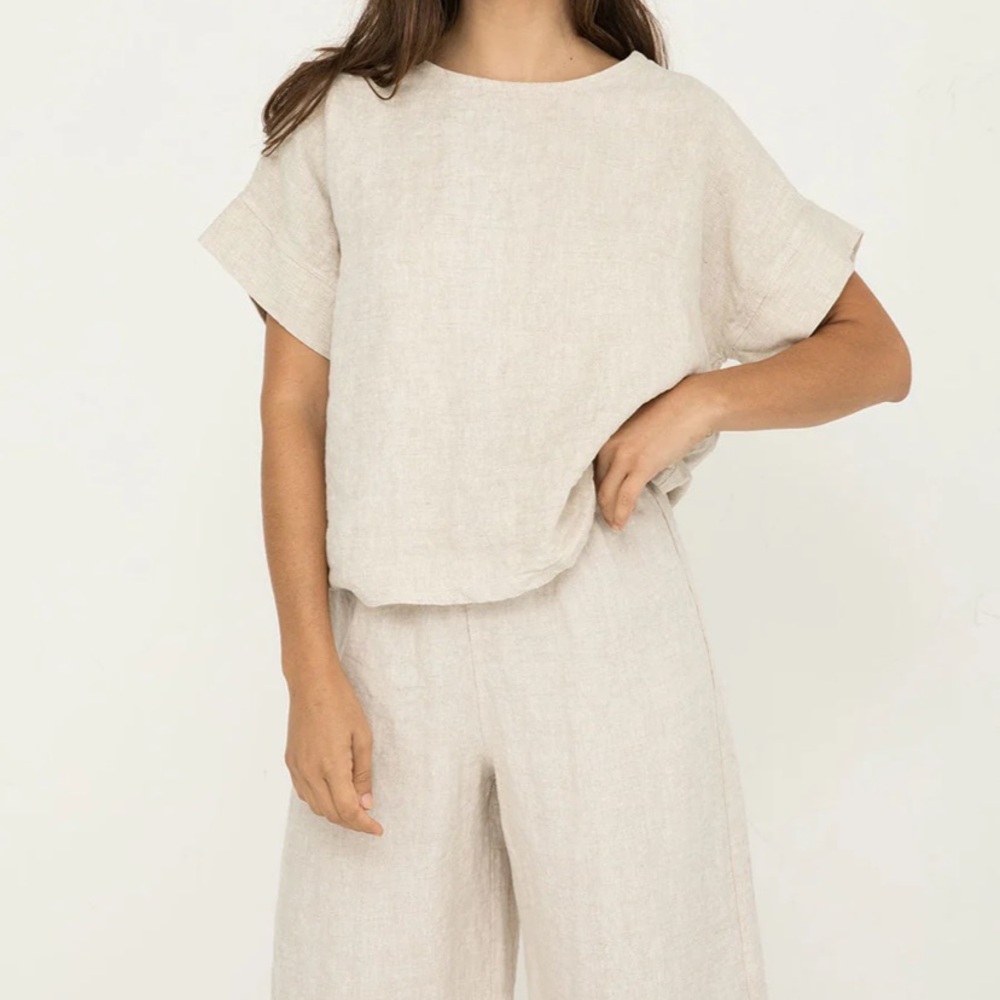 Elizabeth Suzann Georgia Linen Tee, OSM